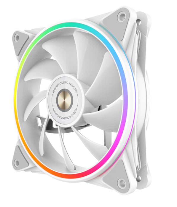 

Вентилятор для корпуса ALSEYE HALO PRO W 120x120x25mm, 800-2100rpm, 51.87CFM, 26dBA, 4-pin PWM RTL, HALO PRO W