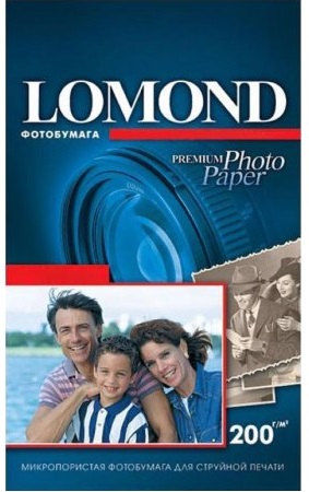 

Фотобумага Lomond 1106203 для струйной печати 200 г/м2 односторонняя Super Glossy Bright 10х15, 750лист.в пач., 1106203