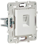 фото Розетка компьютерная IEK SK-K10-1-K01