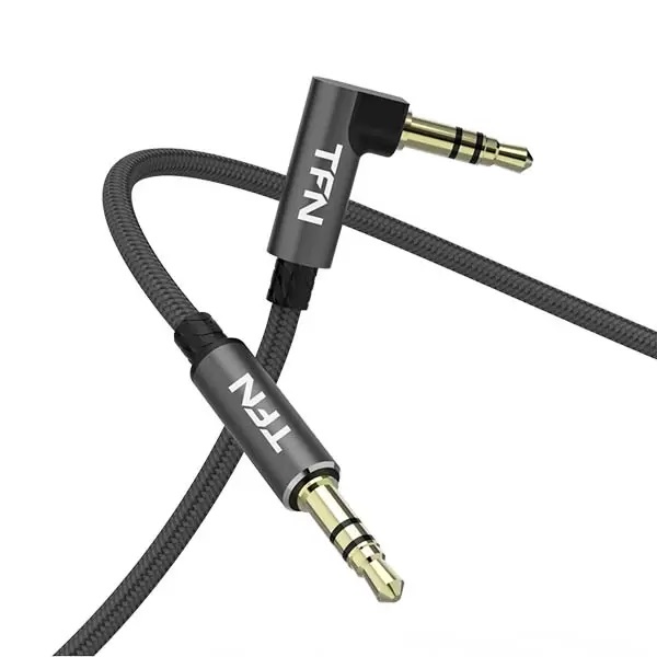 

Кабель TFN TFN-CAUXL1MGR Mini-jack 3.5mm/Mini-jack 3.5mm, 1м, L-type, grey, TFN-CAUXL1MGR