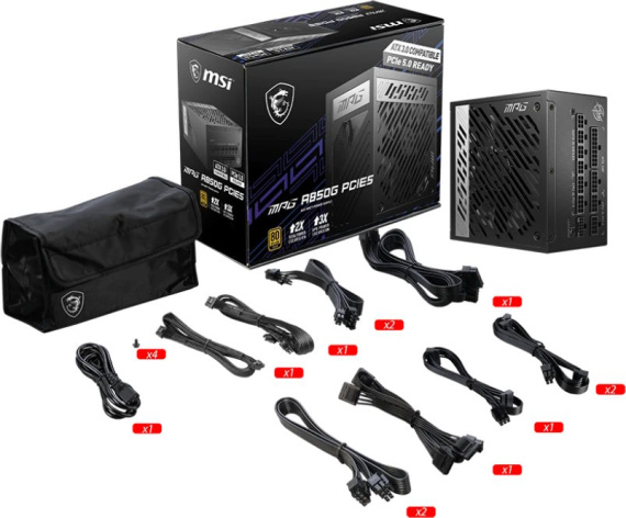 фото Блок питания ATX MSI MPG A850G PCIE5 в Казани