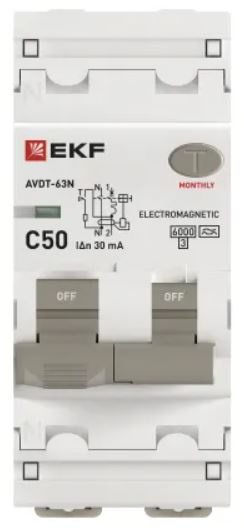фото Автомат дифференциальный EKF D63N26MA50C30 в Челябинске