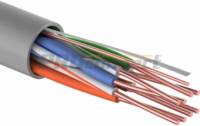 

Кабель витая пара U/UTP 5e кат. 4 пары PROconnect 01-0043-3-25 24AWG(0.50 мм), омедненный алюминий (CCA), одножильный (solid), внутренний, PVC, серый,, 01-0043-3-25