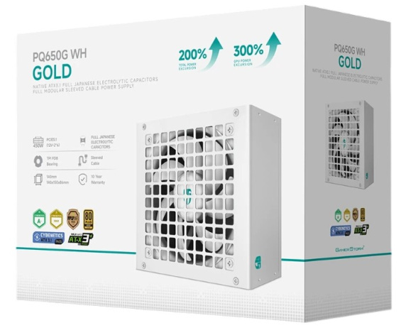 фото Блок питания ATX Deepcool GAMERSTORM PQ650G WH в Уфе