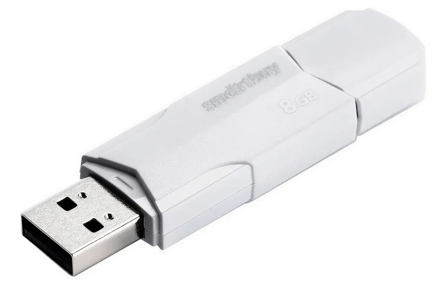 

Накопитель USB 3.0 8GB SmartBuy SB8GBCLU-W3 Clue, белый, SB8GBCLU-W3