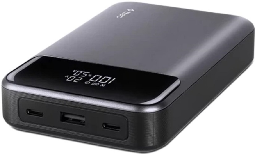 

Аккумулятор внешний портативный TTEC ReCharger Pro LCD 2BB218UG 20000mAh, PD 130W, 2*USB-C/USB-A, цвет: серый космос, ReCharger Pro LCD
