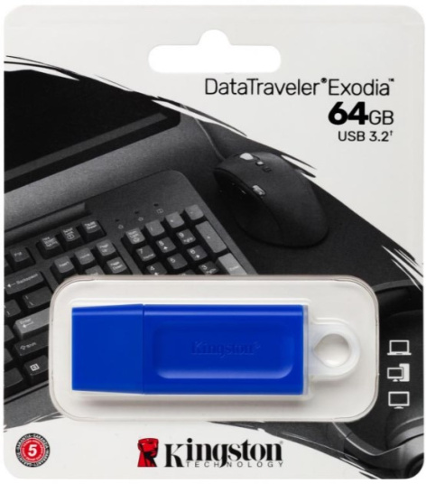 фото Накопитель USB 3.2 64GB Kingston KC-U2G64-7GB в Перми