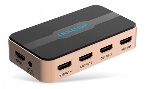 

Разветвитель HDMI Vention ACCG0 19F/4x19F на 4 монитора, ACCG0