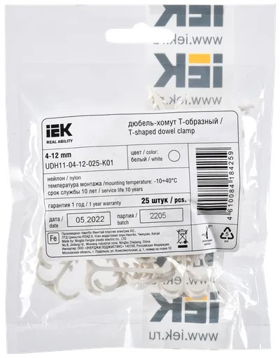 фото Дюбель-хомут  IEK UDH11-04-12-025-K01 в Перми