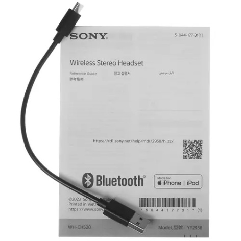 фото Наушники полноразмерные Sony WH-CH520 в Перми