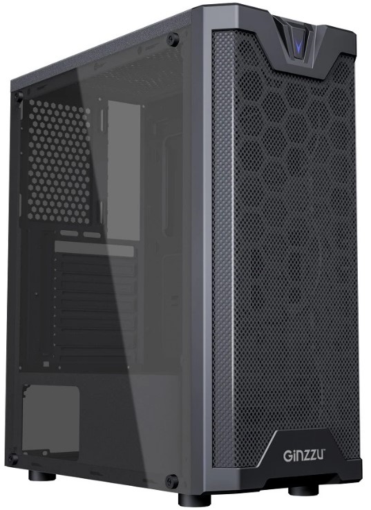

Корпус ATX Ginzzu SL180 без БП, боковая панель из акрилового стекла, USB 3.0, SL180