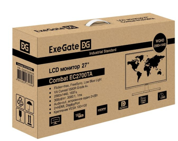 фото Монитор 27" Exegate Combat EC2700TA в Уфе