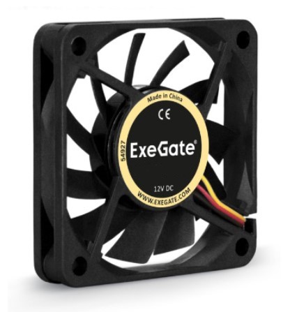 

Вентилятор для корпуса Exegate EX06025B3P EX297036RUS 60x60x25 mm, 3500rpm, 18.3CFM, 25dBa, 3-pin, EX06025B3P