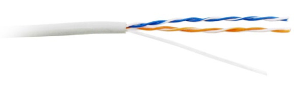 фото Кабель витая пара U/UTP 5e кат. 2 пары Hyperline UUTP2-C5-S24-IN-PVC-GY-500 в Санкт-Петербургe