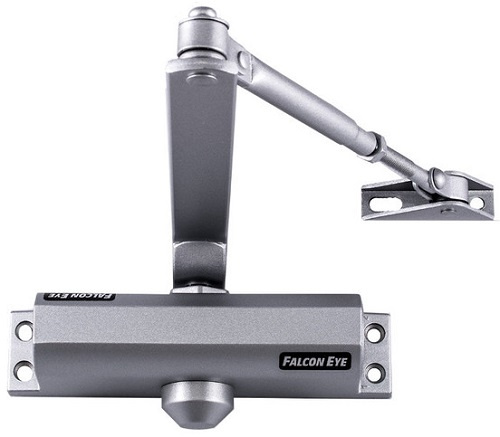 Изображение товара Доводчик Falcon Eye FE-B4W серебро для дверей 65-85 кг надежный