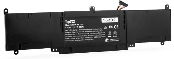 фото Аккумулятор для ноутбука Asus TopOn TOP-AS303 в Уфе