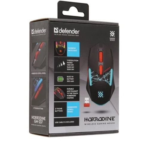 фото Мышь Wireless Defender Horrodine GM-237 в Омске