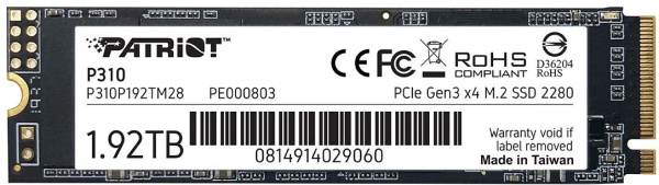 фото Накопитель SSD M.2 2280 Patriot Memory P310 в Уфе 1920 ГБ