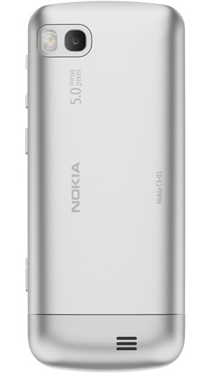 фото   Nokia C3-01.5 Silver
