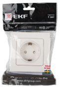 фото Розетка с заземлением EKF EXR16-028-10