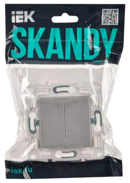 фото Переключатель двухклавишный  IEK SK-V23-0-10-K23 в Казани