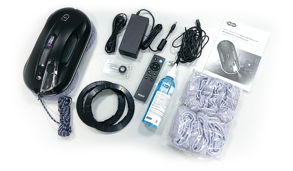 

Робот-мойщик окон Hobot 388 Ultrasonic черный, 388 Ultrasonic