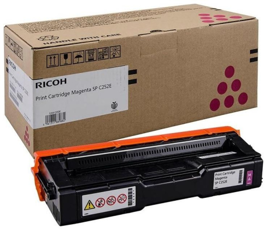 Изображение товара Картридж Ricoh Magenta SP C252E для лазерных принтеров и МФУ