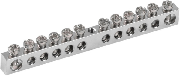 Изображение товара Шина PEN земля-ноль IEK YNN10-14-100-N 6х9 см