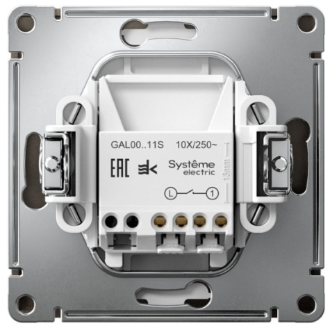 фото Выключатель одноклавишный  Systeme Electric GAL000611S в Красноярске