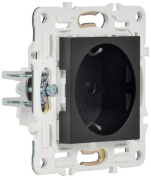 фото Розетка с заземлением IEK SK-R14-16-1-K02