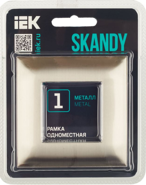 фото Рамка одинарная  IEK SK-M12-M-K50 в Ростове-на-Дону