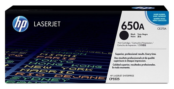 Изображение товара Картридж HP CE270AH для лазерных принтеров и МФУ, черный