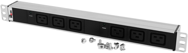 фото Блок розеток 19", 6 розеток ЦМО R-32-6C19-I-440-K в Уфе