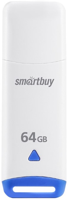 

Накопитель USB 2.0 64GB SmartBuy SB064GBEW Easy белый, SB064GBEW
