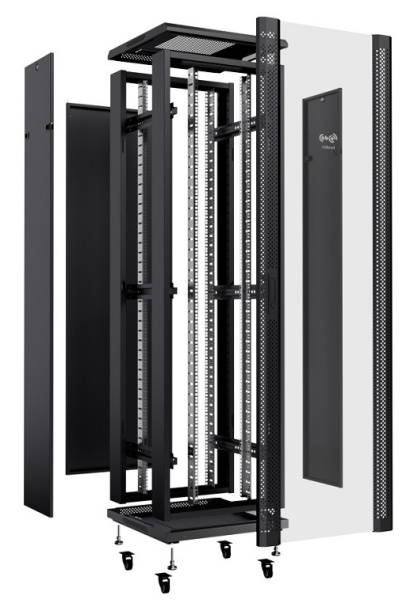 фото Шкаф напольный 19", 42U Cabcoil CC-FL-42.6.8-G-BK