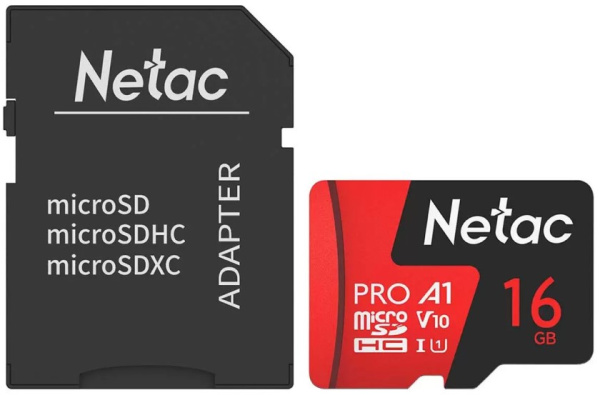 фото Карта памяти MicroSDHC 16Gb Netac NT02P500PRO-016G-R в Волгограде