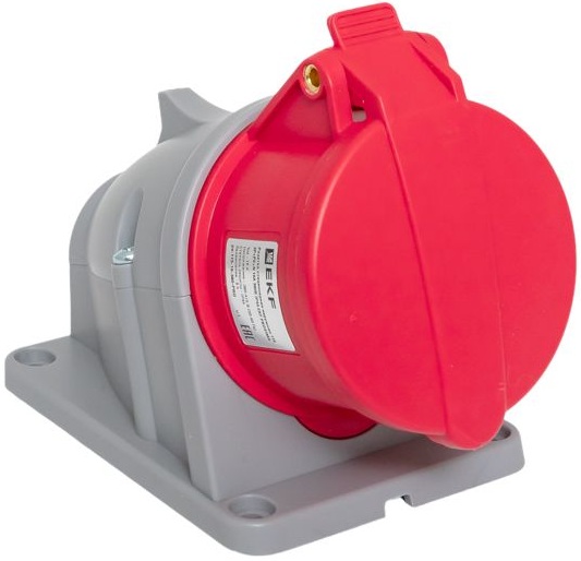 

Розетка стационарная наружная EKF ps-115-16-380-PRO 115 3Р+РЕ+N 16А 380В IP44 PROXIMA, ps-115-16-380-PRO