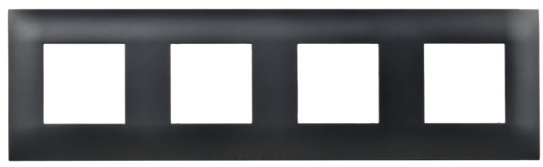 

Рамка четверная IEK SK-M42-K02 SKANDY SK-F04Bl Черный, SK-M42-K02