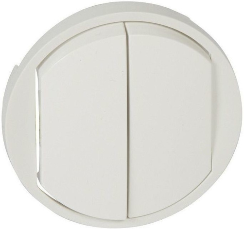 Изображение товара Накладка Legrand Celiane 068002 белая с двумя кнопками