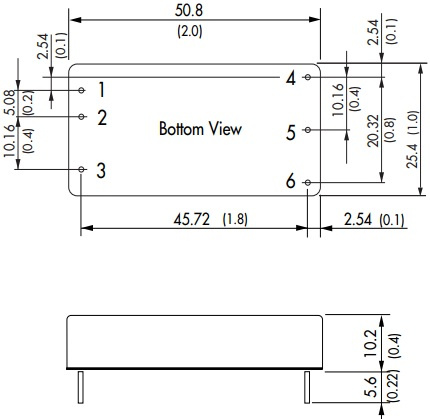 фото Преобразователь DC-DC модульный TRACO POWER TEN 60-2411N в Красноярске