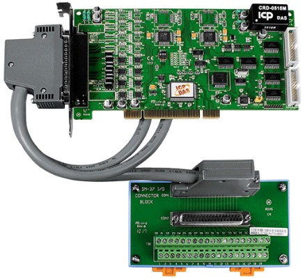 Изображение товара Плата ICP DAS PIO-DA8U/S CR для автоматизации с 8 каналами высокого разрешения