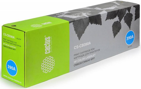 Изображение товара Картридж Cactus CS-CB390A для HP Color LaserJet CM6030 CM6040 CP6015