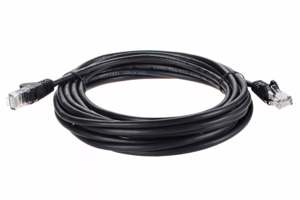 фото Кабель патч-корд U/UTP 5e кат. 5м iOpen ANP511_5M_BK в Омске