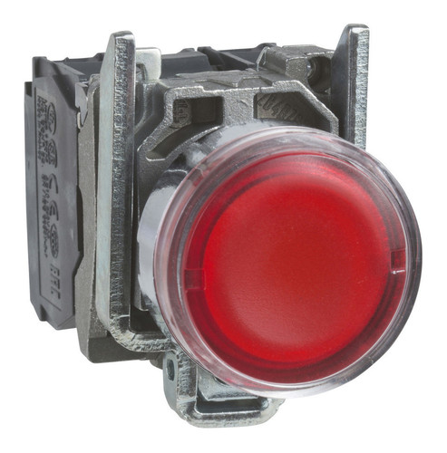 

Кнопка Schneider Electric XB4BW34M5 с возвратом красная с подсветкой 230В 1НО+1НЗ, XB4BW34M5