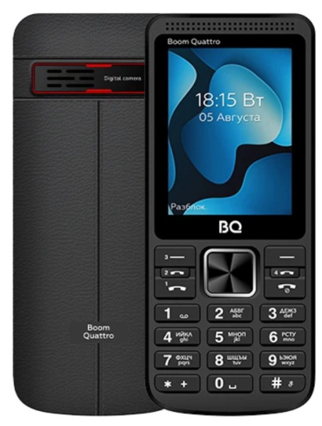 фото Мобильный телефон  BQ 2455 Boom Quattro Black в Уфе