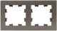 фото Рамка двойная  EKF UP1-FPM-02