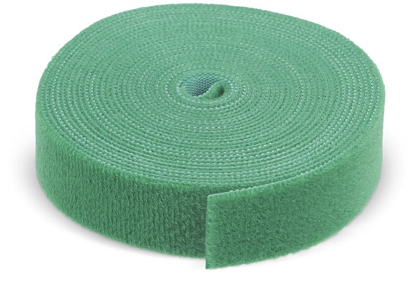 Изображение товара Рулон липучки Cabeus ROL-5x25-GN для организации кабелей 5 м