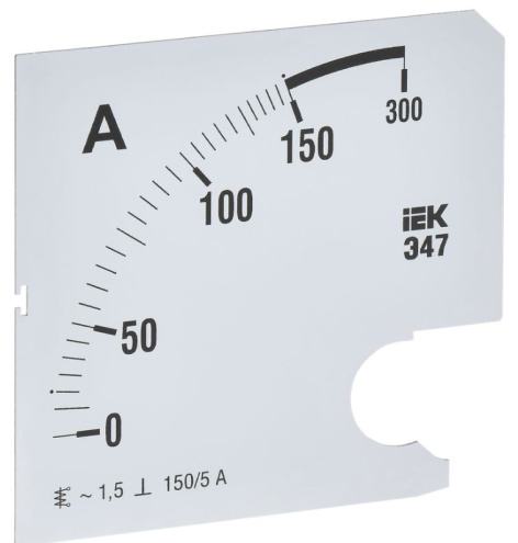Изображение товара Шкала IEK IPA20D-SC-0150 сменная для измерительных приборов
