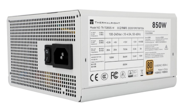 фото Блок питания ATX Thermalright TR-TG850S-W