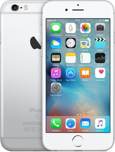 фото Смартфон  Apple iPhone 6S 128Gb Silver MKQU2RU/A